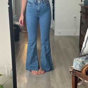 Abercrombie & Fitch Blue Flare Jeans